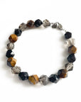 Jaxx Silver Tigers Eye Bracelet
